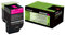 Lexmark 80C2XM0 Extra High Capacity Toner Cartridge, magenta