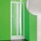 Paroi douche 85 CM en acrylique mod. Saturno avec ouverture pliante