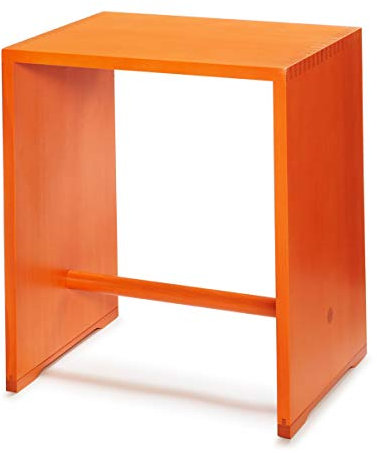 wohnbedarf projekt ag wb Form - Ulmer Hocker, Leuchtorange