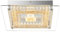 GLOBO 15 Watt LED Decken Lampe Leuchte Chrom Glas Amber Kristalle 49353