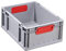 Allit 456705 EuroBox 417 400 x 300 x 170 mm geschlossene Griffe in grau/rot