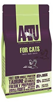 AATU 85/15 Complete Dry Cat Food, Duck 1kg - High Protein, Grain Free Recipe, No Artificial Ingredients