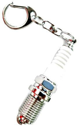 LED-Mafia Schlüsselanhänger aus Metall Anhänger Schlüsselring Etui Schlüssel (Zündkerze)