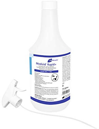 Meditrade 01800976+ medizid Rapid + Spray-Flasche mit Sprühkopf, 1 Liter