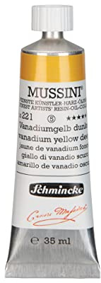 MUSSINI® - finest artist's resin oil colors, vanadium yellow dark - 35 ml