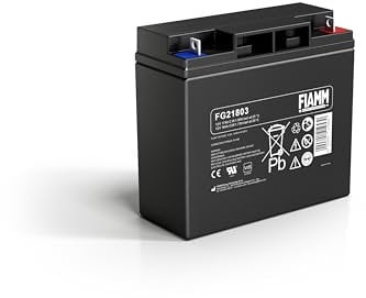 FIAMM Batteria al piombo FG21803 12 Volt 18 Ah con attacco a vite M5