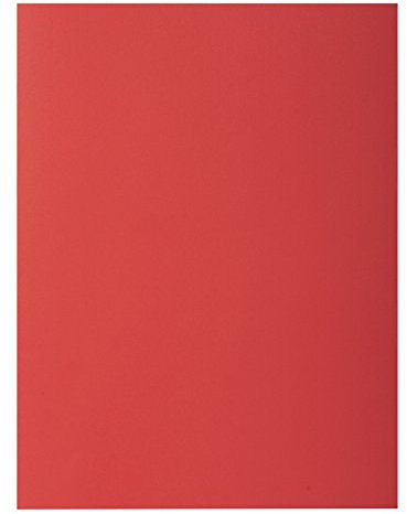 Exacompta - Réf. 800012E - Paquet de 100 sous-chemises ROCK''S 80 g/m2 aux couleurs vives - sous chemises certifiées PEFC™ - dimensions 22 x 31 cm pour format A4 - couelur rouge