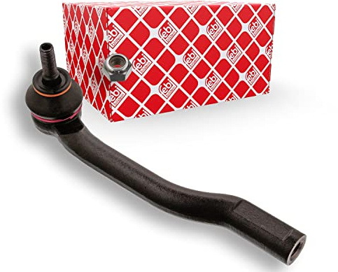 febi bilstein 42730 Spurstangenendstück mit Sicherungsmutter, 1 Stück | Kompatibel mit: NISSAN TIIDA Schrägheck, TIIDA Stufenheck