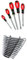 USAG 03220253 322 SH5 Serie di 5 Giraviti per Viti con Intaglio e Impronta a Croce Phillips + Silverline SP1236 Serie di Chiave Combinate, 12 Pezzi, 8-19 mm