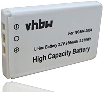 vhbw Batería Compatible con Logitech diNovo Mini, Y-RAY81 Teclado (950 mAh, 3,7 V, Li-Ion) - Reemplaza Logitech 190304-2004, F12440071, M50A