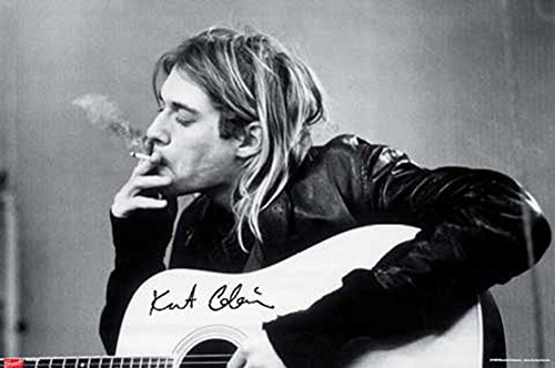 empireposter - Cobain, Kurt - Smoking - Größe (cm), ca. 91,5x61 - Poster, NEU -