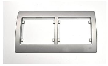 Bjc - 18002-ma marco 2 elementos horizontal iris aluminio Ref. 6531025160