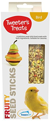 Tweeter's Treats Seed Sticks for Canaries - Fruity, 2 Count (Pack of 1)
