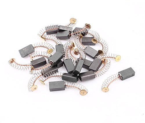 Sourcingmap Power Tool Replacement Motor Carbon Brushes 14mm x 8mm x 5mm 20 Pcs