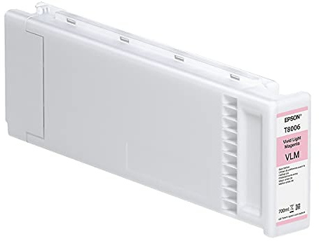Epson UltraChrome PRO 700ml Vivid Light Magenta Ink Cartridge for SureColor P10000 & P20000 Large-Format Inkjet Printers