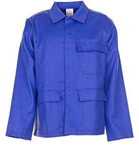 Planam 1732064 Hitze/Schweißerschutz Jacke, 500 g/m², Kornblau, Größe 64