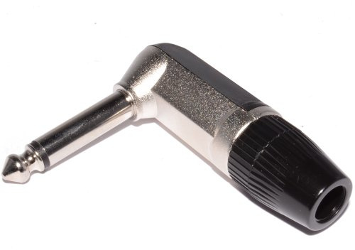 kenable Rean 6.35mm Right Angle Mono Jack Solder Terminal for Audio Cables