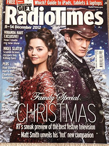 Radio Times Doctor Who Front Cover 8th To 14th Of December 2014 - Family Special Christmas - Featuring Matt Smith As The Doctor Who And Jenna Louise Coleman As Clara Osward In The Dr Who Christmas Special