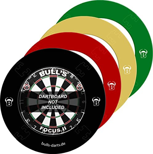 BULL'S schwarz Quarterback Eva Dart Board Surround