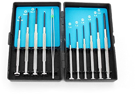 Modelcraft 11-Piece Precision Swivel Top Screwdriver Set