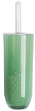 Excelsa Línea Bagno Escobilla de Inodoro, Poliestirol, Verde, 11x11x36 cm