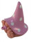 GlitZGlam Chloé Bébé Nain Fille Miniature - Le Bébé Nain avec Le Chapeau Rose à Pois pour Jardin Féerique - Baby GNOME