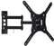ProperAV Supporto da parete per TV a braccio oscillante per carichi pesanti 23 24 28 32 37 40 42 43 46 50 55 inclinazione 20° VESA 400x400 nero
