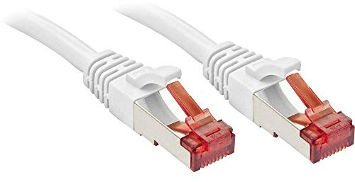 LINDY 47798 10m Cat.6 S/FTP Netzwerkkabel, weiß