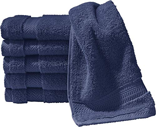 Erwin Müller Gästetuch Friedrichshafen 6er- Pack, 100% Baumwolle Marine Größe 30x50 cm - Premium-Qualität, unvergleichlich saugfähig, hautsympathisch, formstabil (weitere Farben)