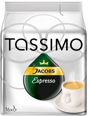 Tassimo Jacobs Espresso T-Disc (16 T-Disc, 16 Tasses)