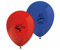 Procos 81536 - Latex-Ballons Spiderman Team Up, 8 Luftballons mit Motiv, Gast-Geschenk, Kinder-Geburtstag, Mottoparty, Karneval