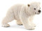 SCHLEICH 14708 Eisbärjunges, laufend, für Kinder ab 3+ Jahren, WILD Life - Spielfigur