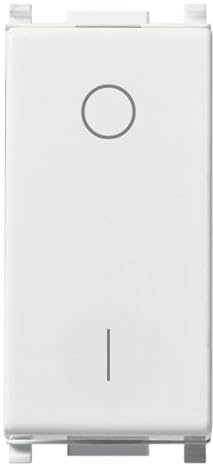 Vimar 14015.AB Plana Interruttore 2P 16AX illuminabile antibatterico bianco