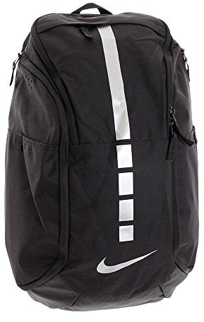 Nike NK HPS ELT PRO BKPK, Unisex-Erwachsene Rucksack, Mehrfarbig (Black/Black/MTLC Cool), 15x24x45 cm (W x H L)