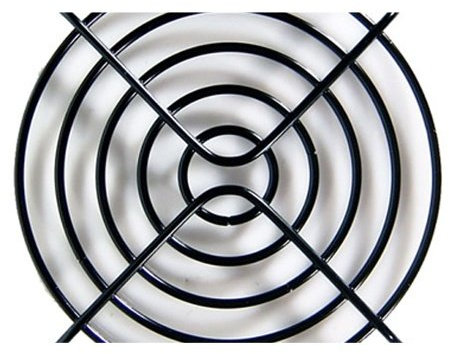 Lüftergitter für Axiallüfter für 80mm schwarz