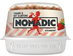 Rumblers Oat Cluster and Natural Strawberry Yogurt, 169g