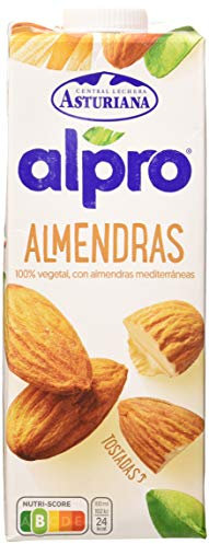 Alpro Central Lechera Asturiana Bebida de Almendras, 8 x 1L