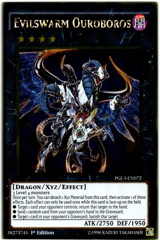 Yu-Gi-Oh! - Evilswarm Ouroboros (PGL3-EN072) - Premium Gold: Infinite Gold - 1st Edition - Gold Rare
