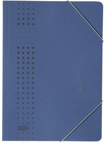 Elba 400010108 Aktendeckel und Aktenhüllen Eckspanner A4 d blau