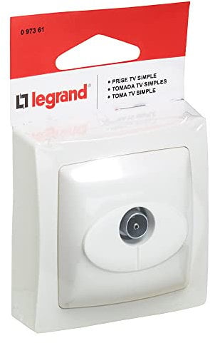 LEGRAND Toma Televisión, Gama OTEO, Mecanismo de superficie, Blanco, 097361