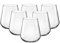 Bormioli Rocco - Gobelet en verre transparent Inalto, 44 cl, lot de 6 pièces