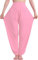 Hoerev super doux spandex modal pantalon harem yoga / pilates, Rose Clair, S