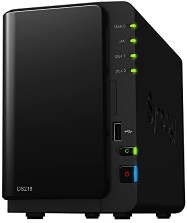 Synology DS216 8TB (2 x 4TB WD RED HDD) NAS