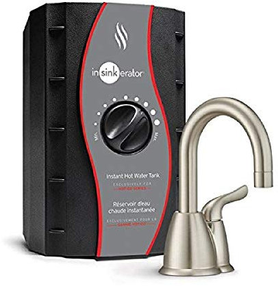 InSinkErator Edelstahltank, H150SN-SS HOT150 Sofort-Heißwasserspender, Satin-Nickel, 115 V, 12 Quarts