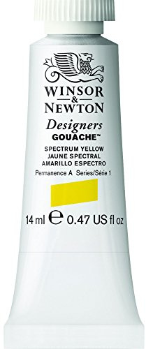 Winsor & Newton 14ml Designers Gouache Tube - Spectrum Yellow