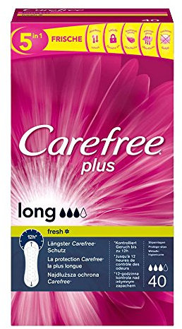 Carefree Slipeinlagen Long Plus, 40er Packung
