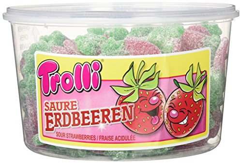 Trolli Saure Erdbeeren, 2er Pack (2 x 1.2 kg)