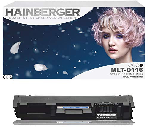 Hainberger XXL Toner für Samsung MLT-D116L 3000 Seiten passend in Samsung SL-M2625 SL-M2626 SL-M2825 SL-M2826 SL-M2875 SL-M2876 / Xpress M2625 M2626 M2675 FN M2825 M2826 M2875 M2876 Drucker
