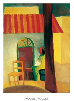 August Macke Poster/Kunstdruck Caffe Turco 60 x 80 cm