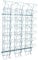Alba - DDFIL21M - Présentoir Mural en Fil Métal - 21 Compartiments A4 - L 78 x H 112 x P 13 cm - Porte Documents - Porte Revues Journaux - Gris Métal